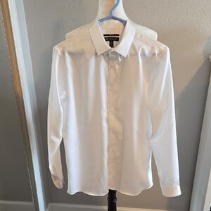 INC Men's White Dress Shirt. Size S